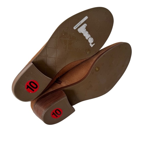 NWT Jack Rodgers Women’s Bailee Cognac Suede Ankle Booties Size 10 - Picture 9 of 15